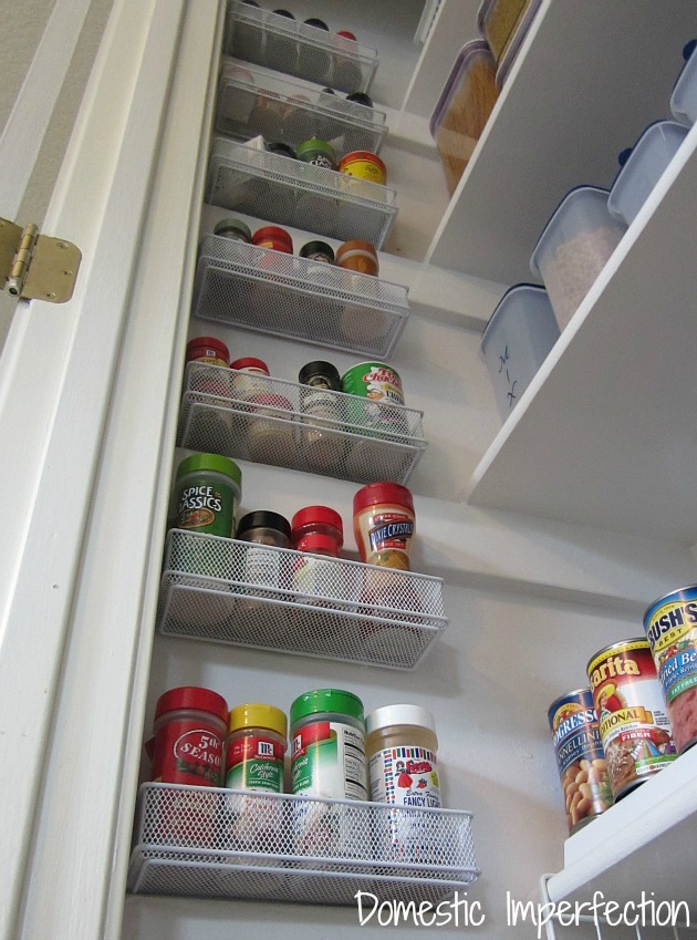 Take advantage of wasted space in your pantry