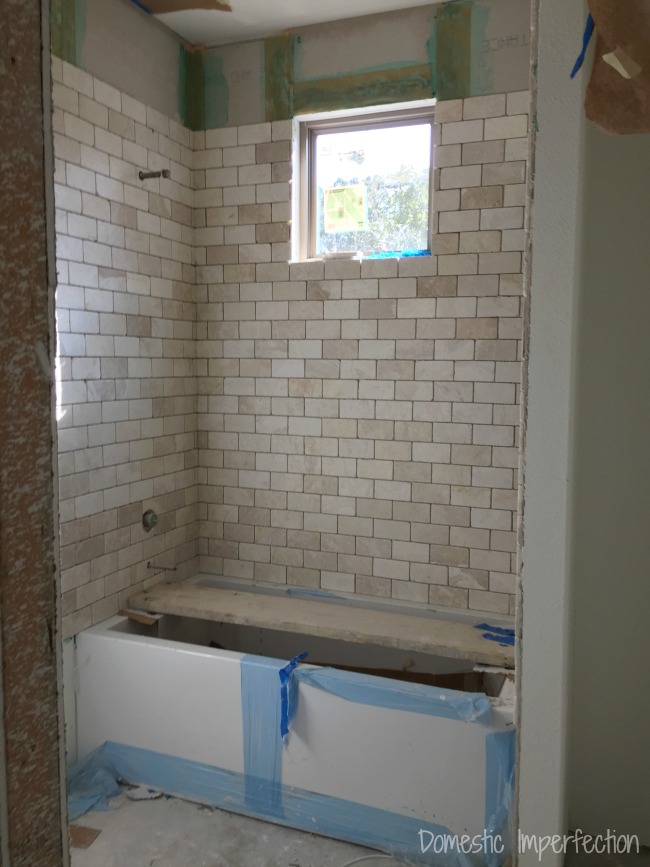 Grout mistakes and installed bathroom tile - Domestic ...