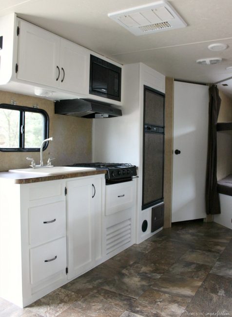 Painting Rv Cabinets And What I Did, Painting Rv Kitchen Cabinets