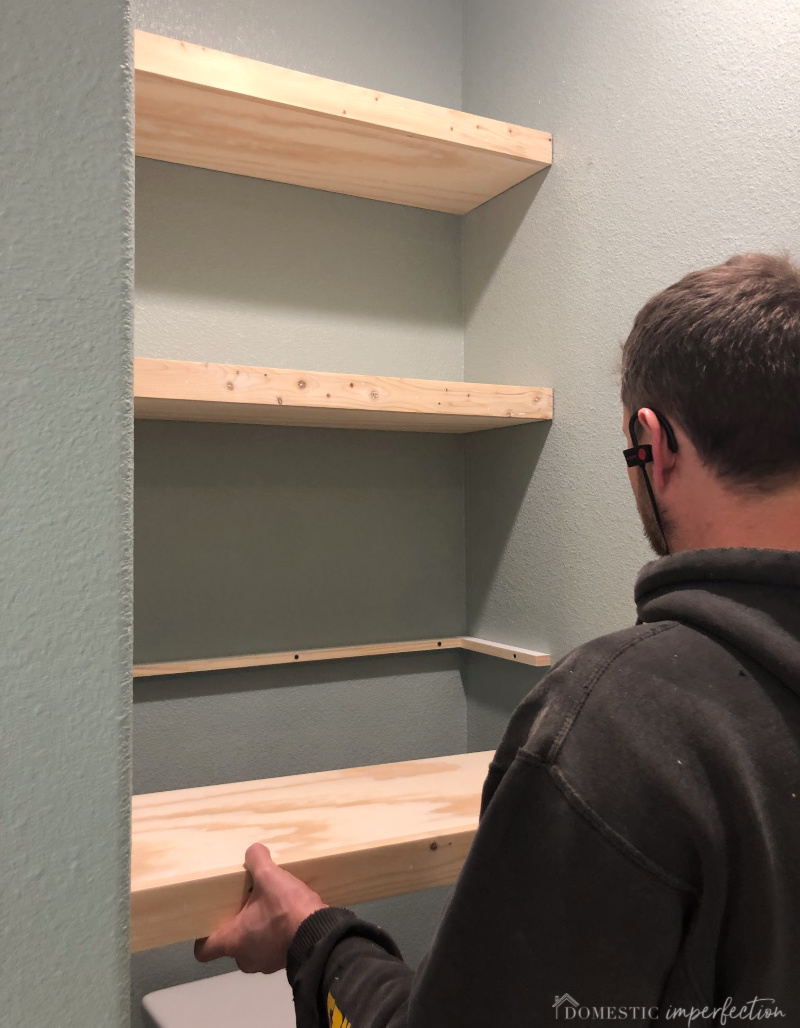 How To Build Thick Floating Shelves From Plywood Domestic Imperfection,Lawn Aeration Shoes